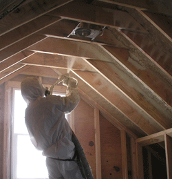 Madison WI attic spray foam insulation
